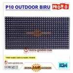 Panel Modul P10 DIP Outdoor Single Color - BLUE  (Small IC) | BIRU - 32 x 16 cm